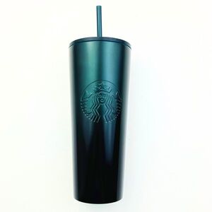 2020 Starbucks Limited Edition Green & Black Ombré Stainless Steel Tumbler